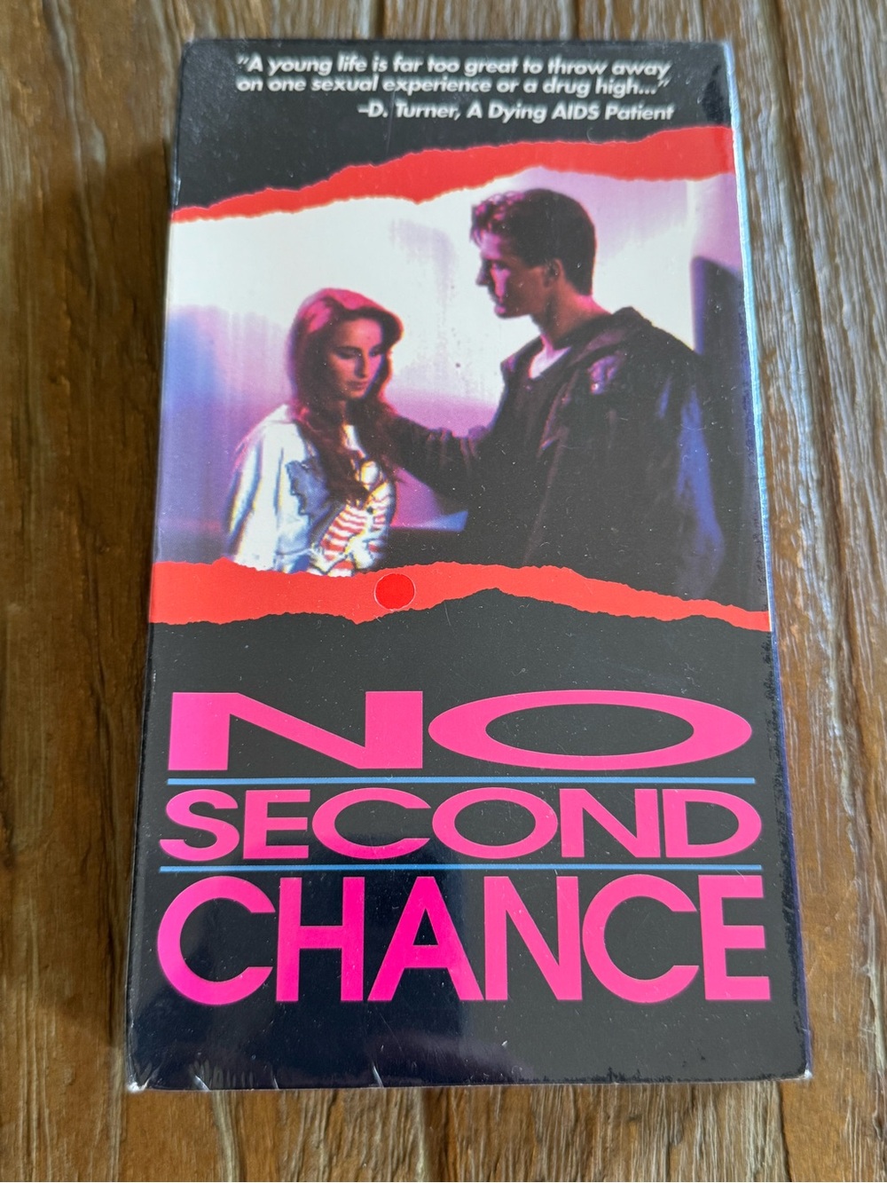 No Second Chance VHS 1991 AIDS Awareness Christian Educational Jeremiah Films